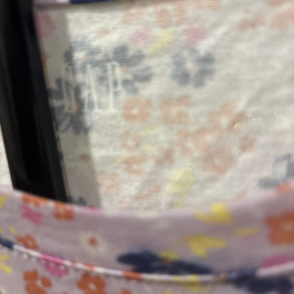 NWT Womens GAP Short Sleeve Crewneck XS T-Shirt FAVORITE Tee Lavender Floral - Picture 3 of 3